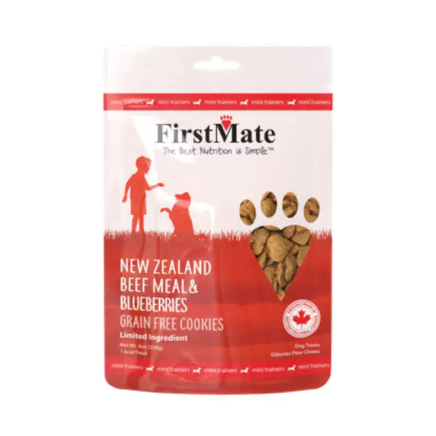 FirstMate - New Zealand Beef & Blueberries Cookies - Dog Harmony Pet Supplies Scarborough