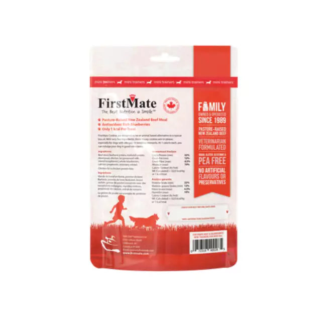 FirstMate - New Zealand Beef & Blueberries Cookies - Dog Harmony Pet Supplies Scarborough