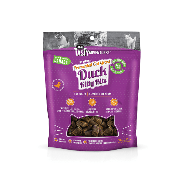 Jays Tasty Adventures Fermented Cat Grass Duck Cat Treats