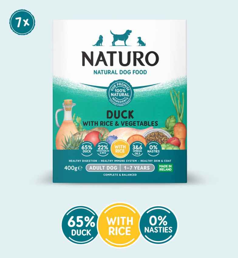 Naturo - Duck & Rice with Veg for Adult Dogs