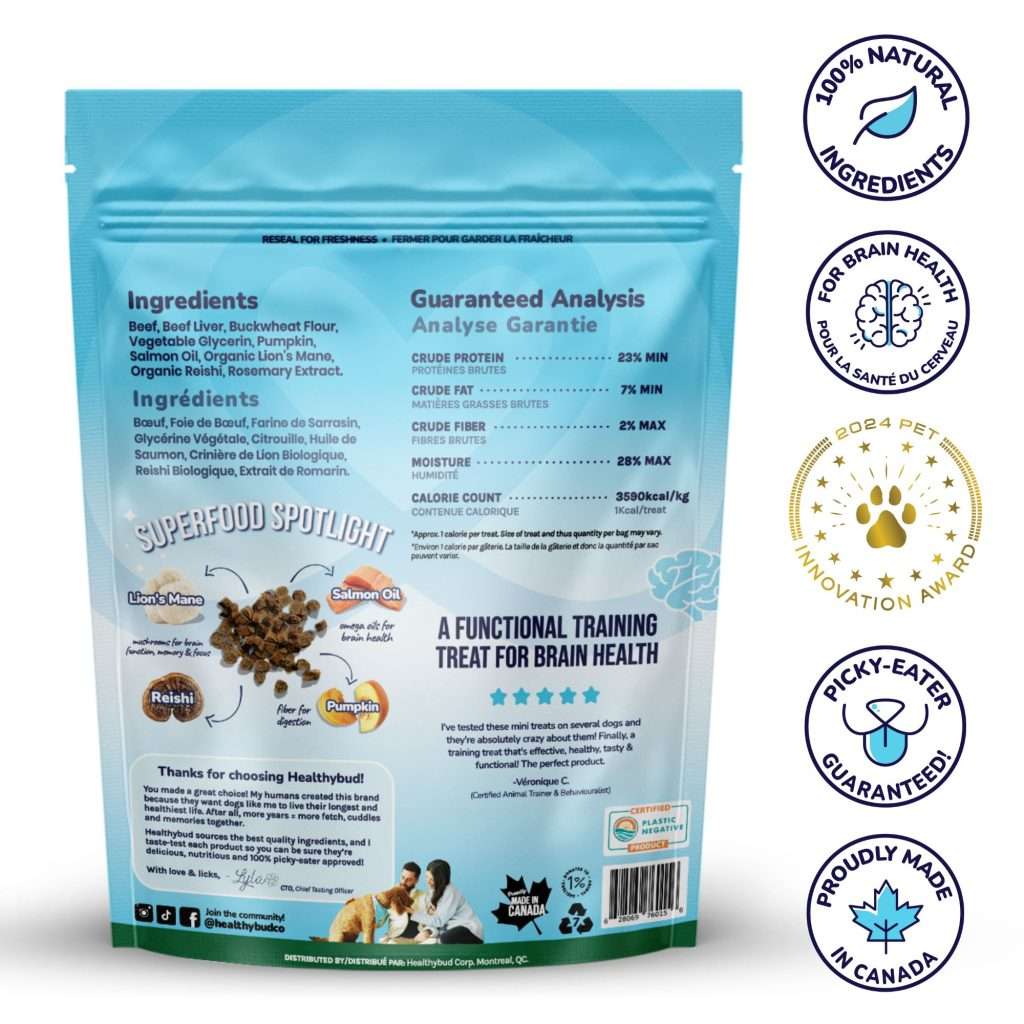 Healthybud - Mini Beef Training Dog Treats Harmony Pet Supplies Scarborough