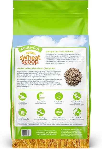sWheat Scoop - Multi Cat Litter