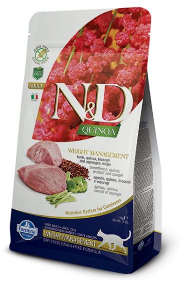 Farmina N&D Quinoa Weight Management Lamb Cat Food