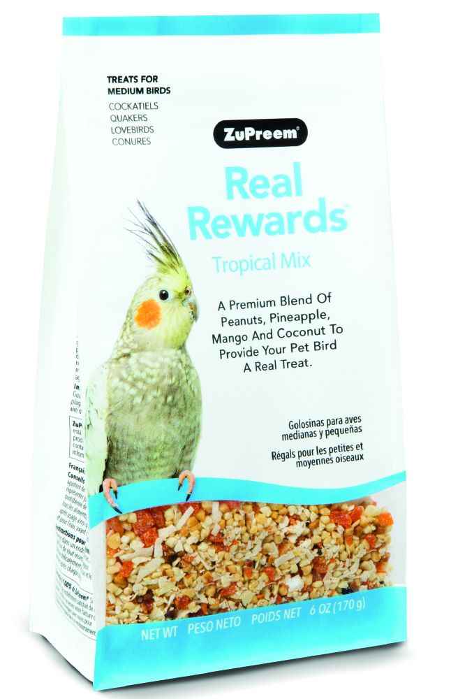ZuPreem Real Rewards - Tropical Mix (Medium Birds)