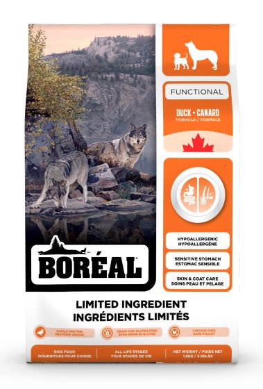 Boréal Functional, Dog Food, Limited Ingredients, All Breeds, Duck Formula