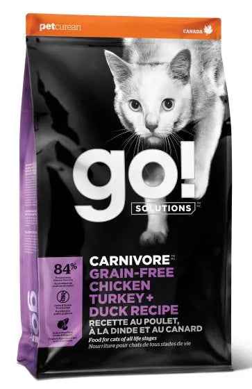 Go! Solutions Carnivore Grain-Free Chicken, Turkey & Duck – High Protein Nutrition