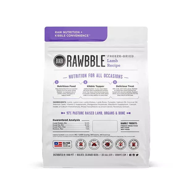 Rawbble Lamb Recipe Harmony Pet Supplies Scarborough