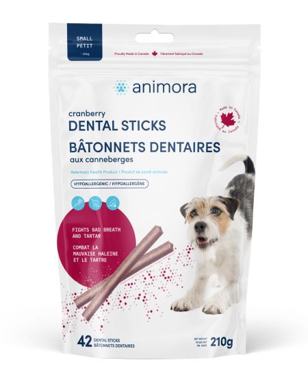Animora Cranberry Dental Sticks - Dog Harmony Pet Supplies Scarborough