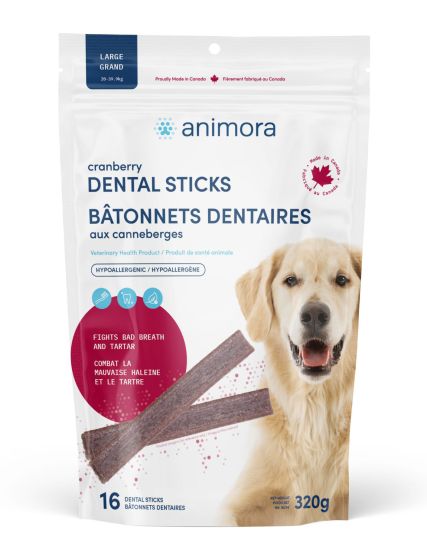 Animora Cranberry Dental Sticks - Dog