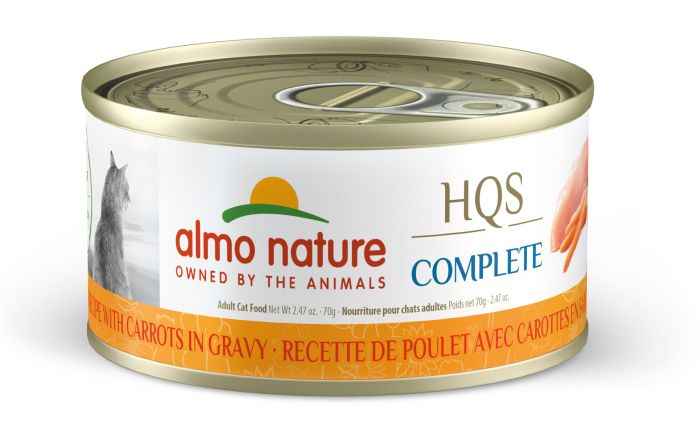 Almo Nature HQS Complete Cat Food - Chicken Recipe With Carrots In Gravy