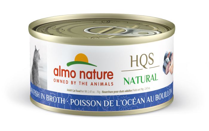Almo Nature HQS Natural Cat Food - Ocean Fish In Broth Harmony Pet Supplies Scarborough