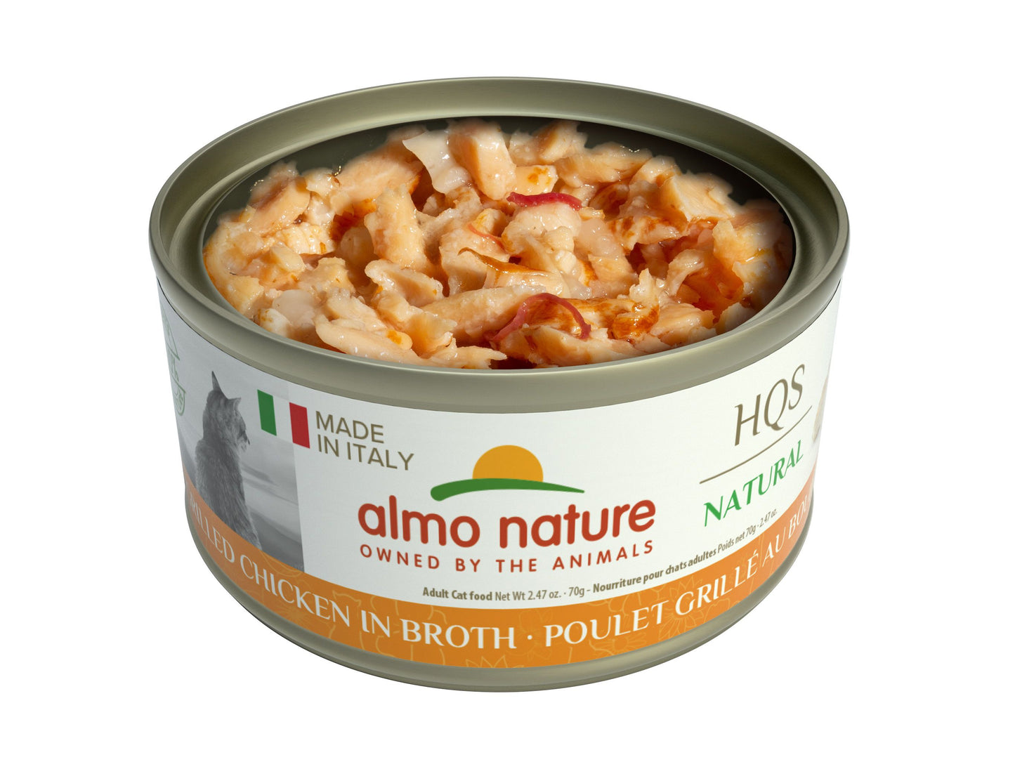 Almo Nature - HQS Natural Grilled Chicken in Broth