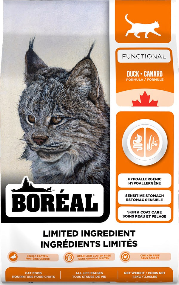 Boréal Functional Limited Ingredient Duck – Targeted Care for Sensitive Cats Harmony Pet Supplies Scarborough