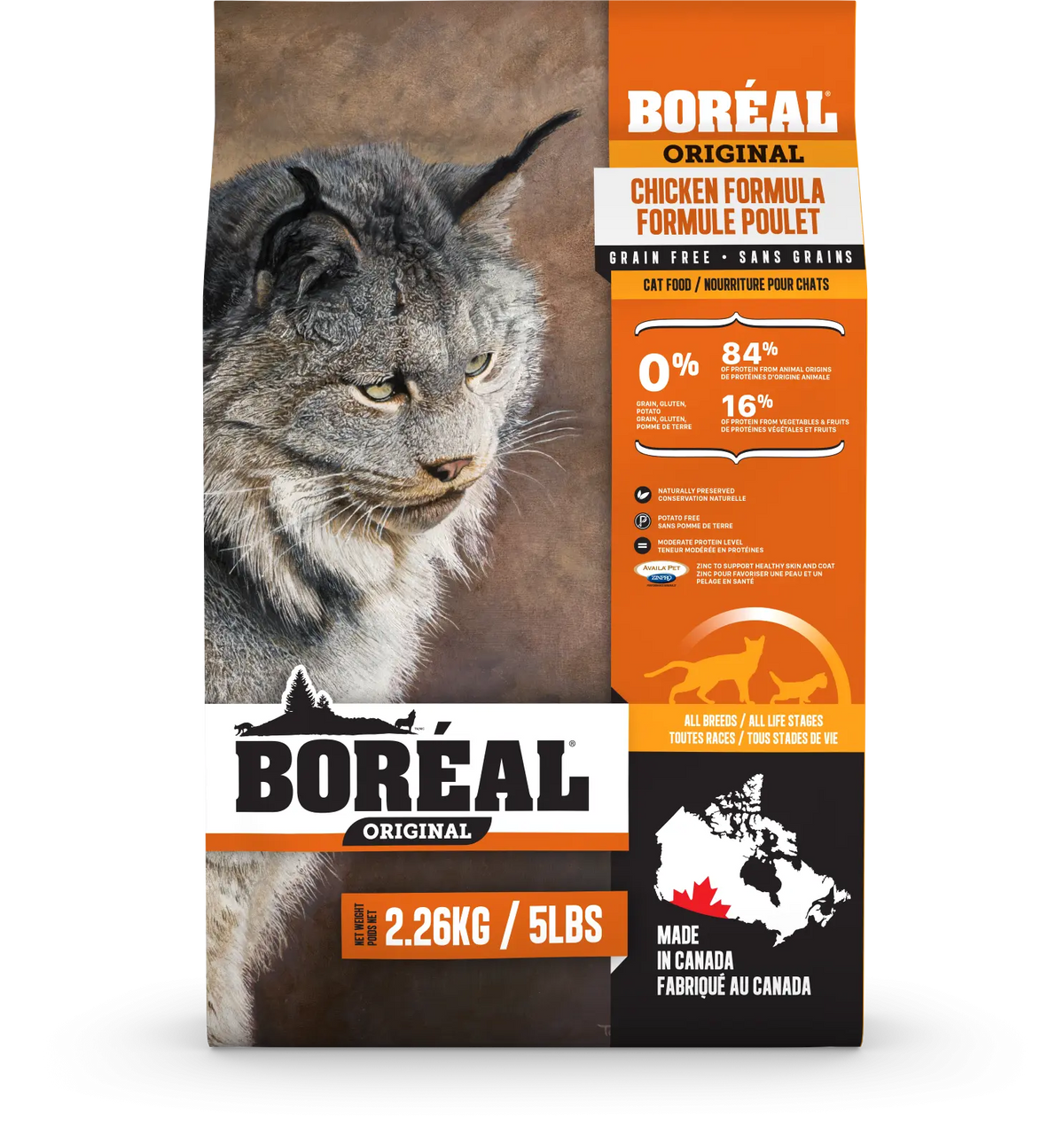 Boréal Original Chicken – Grain-Free Everyday Nutrition for Cats