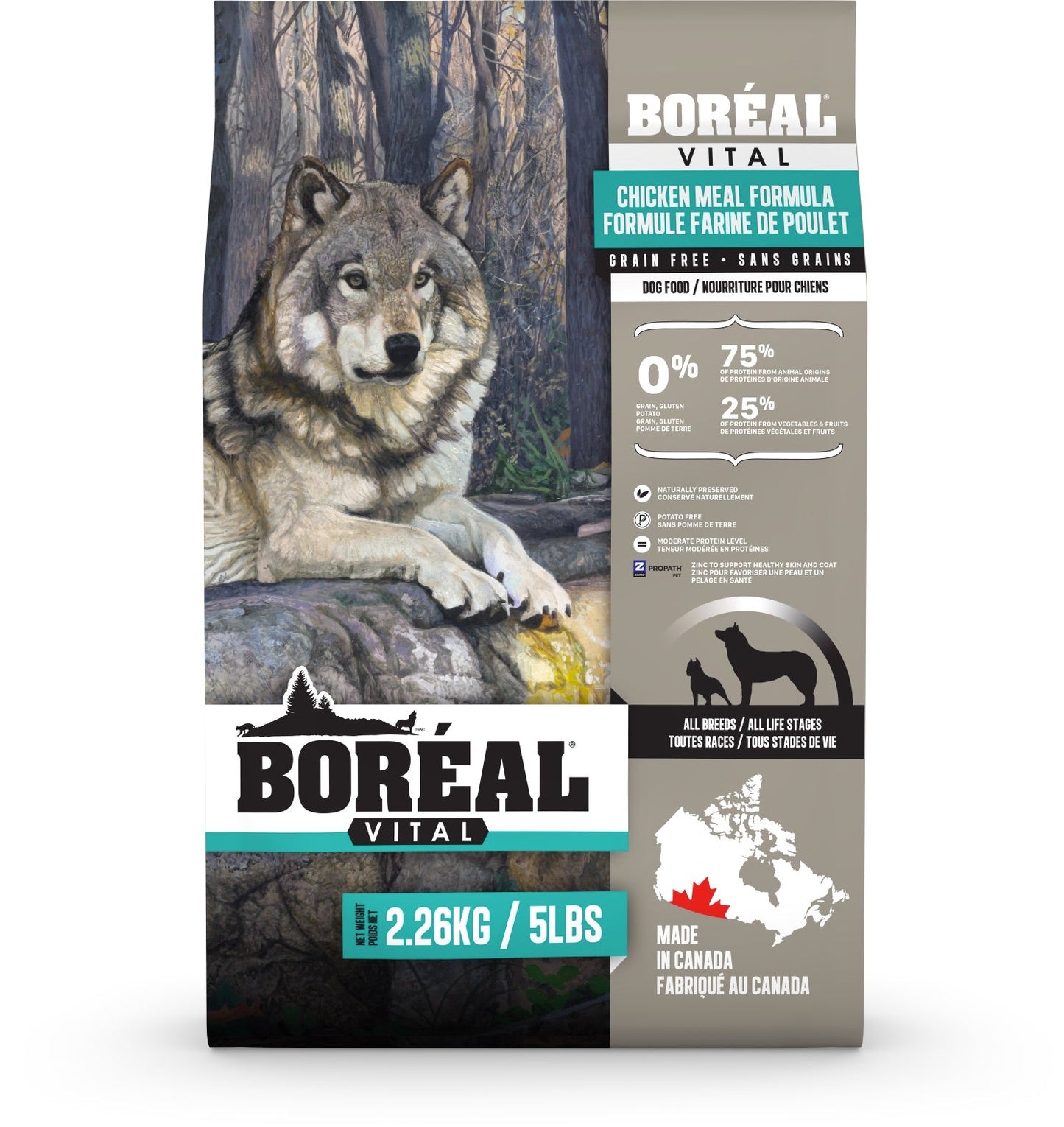 Boreal Vital - Chicken Dog food Harmony Pet Supplies Scarborough