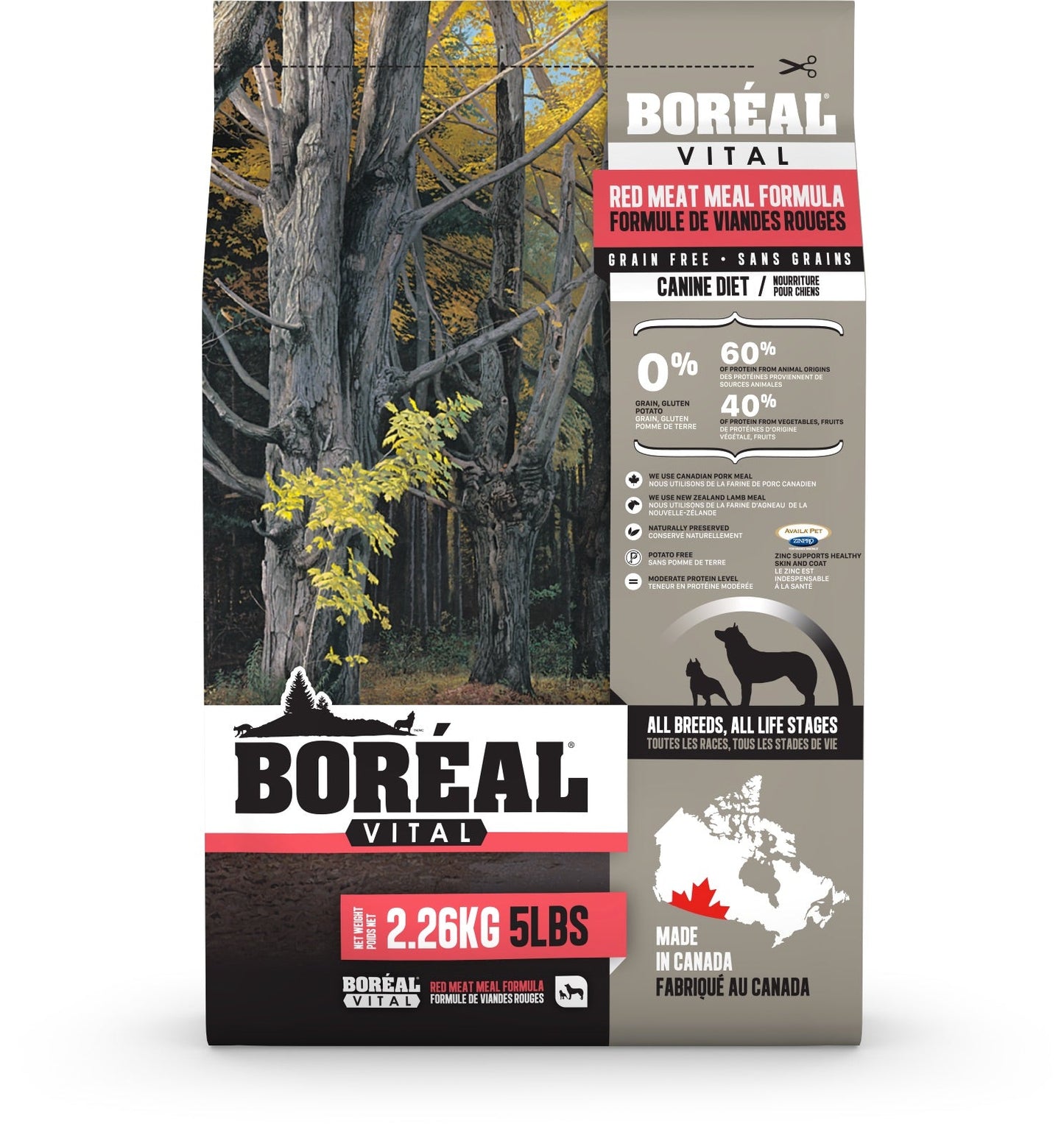 Boreal Vital - Red Meat Meal Dog food Harmony Pet Supplies Scarborough