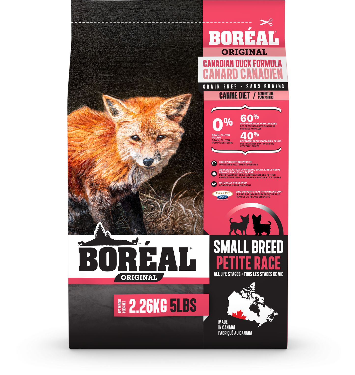 Boreal Original - Grain Free Small Breed Duck Dry Food