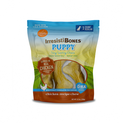 Canine Naturals-IrresistiBONES Chicken Recipe-Puppies Front