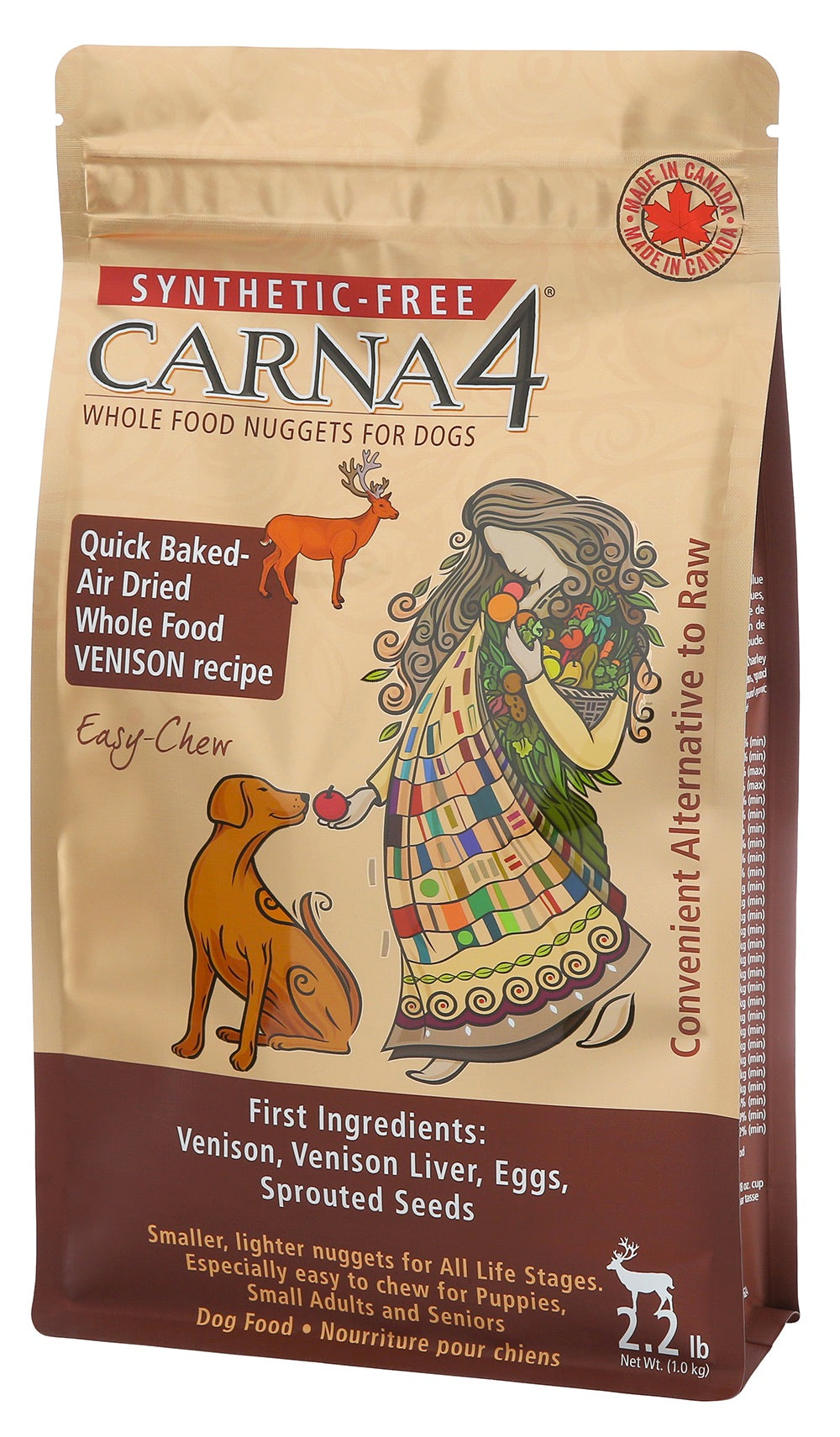 Carna4 - Easy chew - Venison Dog Food Harmony Pet Supplies Scarborough