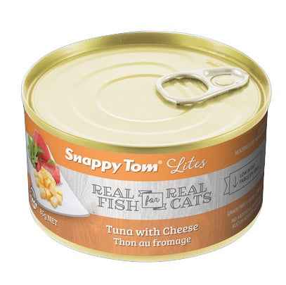 Snappy Tom Lites – Real Tuna with Cheese Cat Food