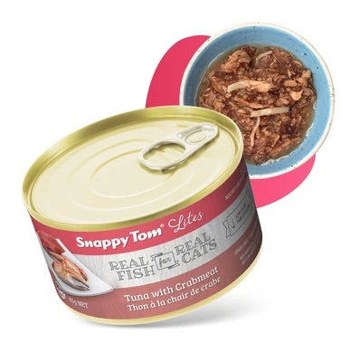 SnappyTom Tuna with Crabmeat Cat can food, detail