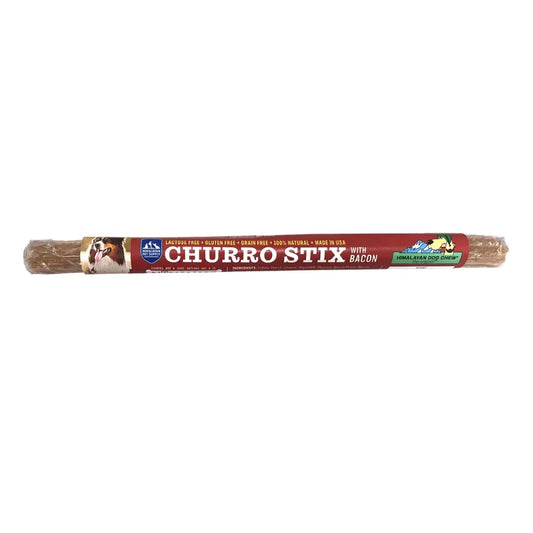 ChurroStixwithBacon10inch-DogTreat Front