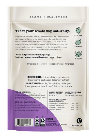 Crumps Freeze Dried - Chicken Bites Dog Harmony Pet Supplies Scarborough