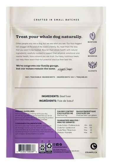 Crumps Freeze Dried - Beef Liver Bites - Dog Treats