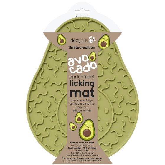 Dexypaws - Avocado Enrichment Licking Mat Harmony Pet Supplies Scarborough