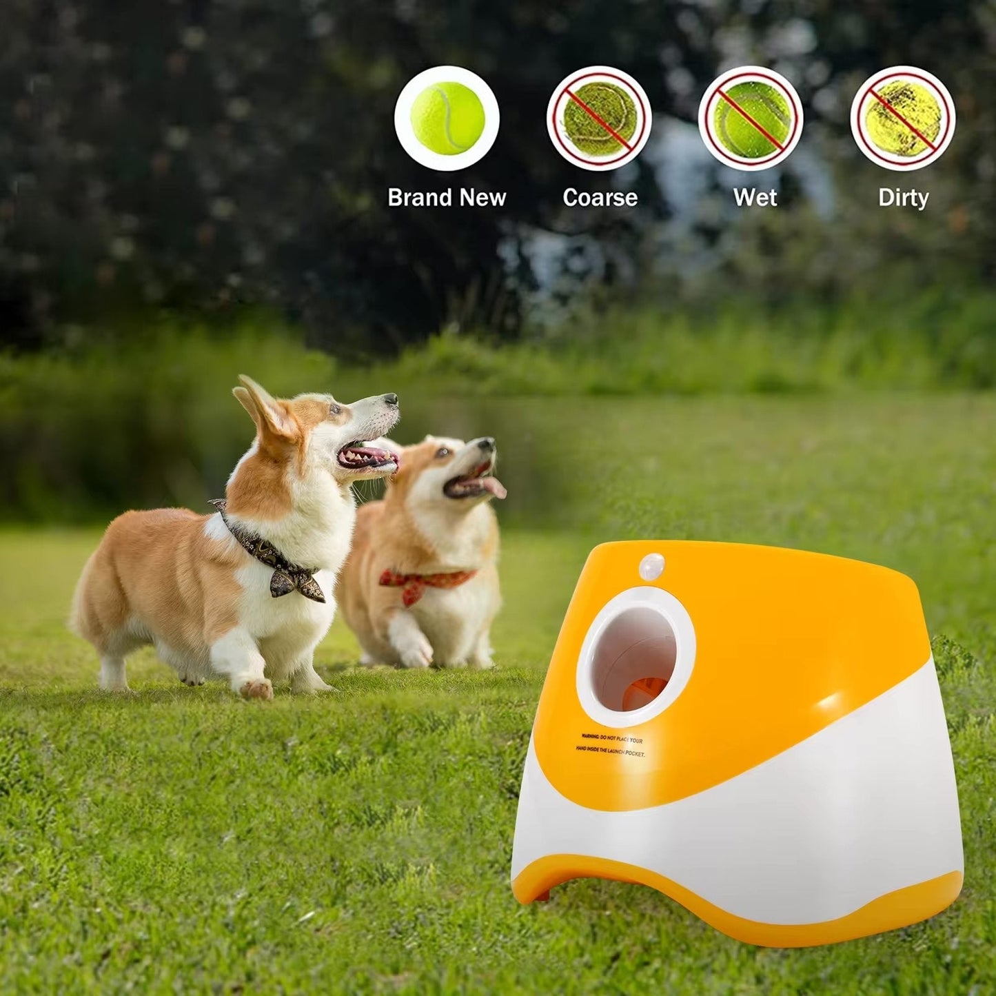 Automatic Interactive Ball Launcher Toy for Dogs Harmony Pet Supplies Scarborough