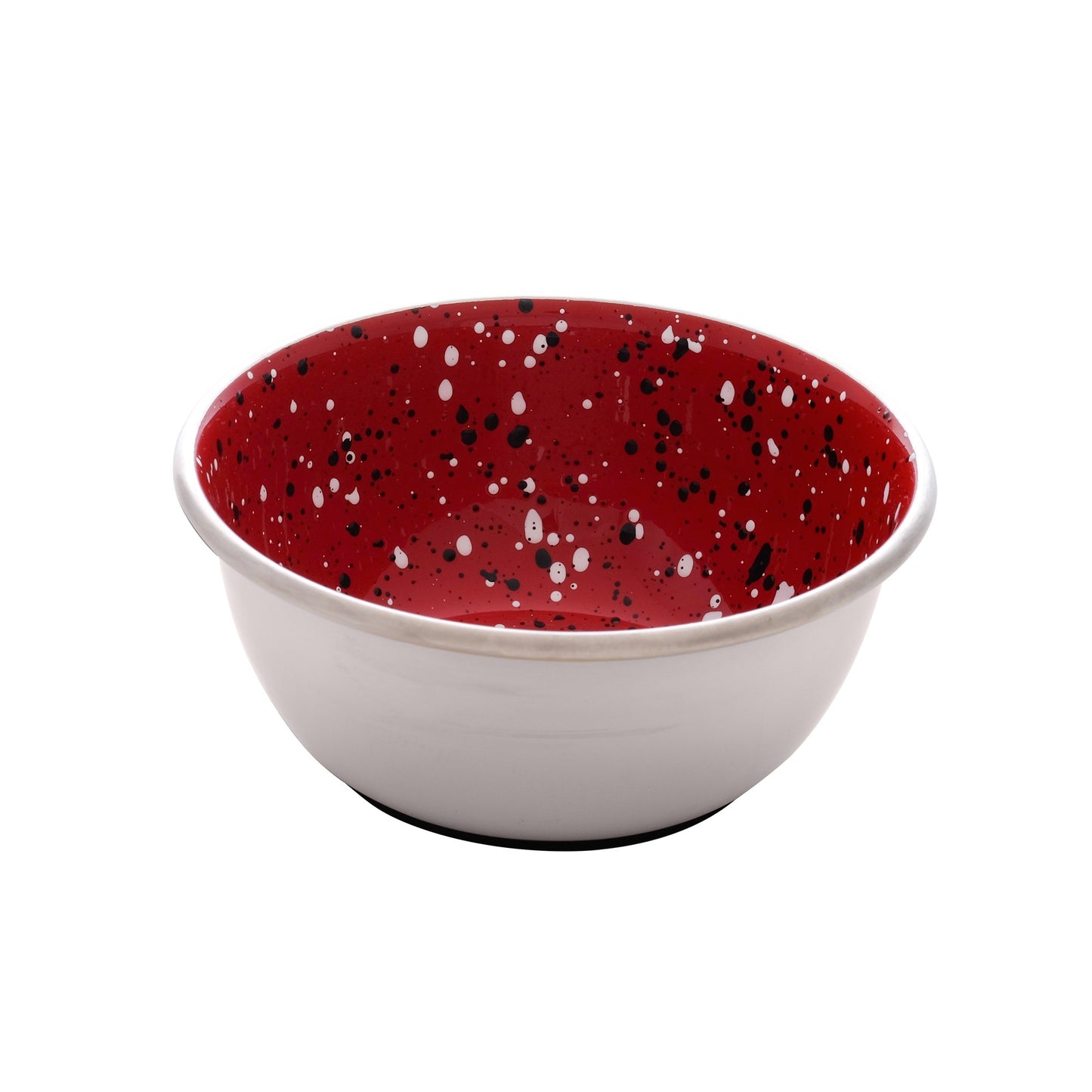 Dogit Speckled red and white ceramic bowl on a white background 900ml size at Harmony Pet Supplies Scarborough