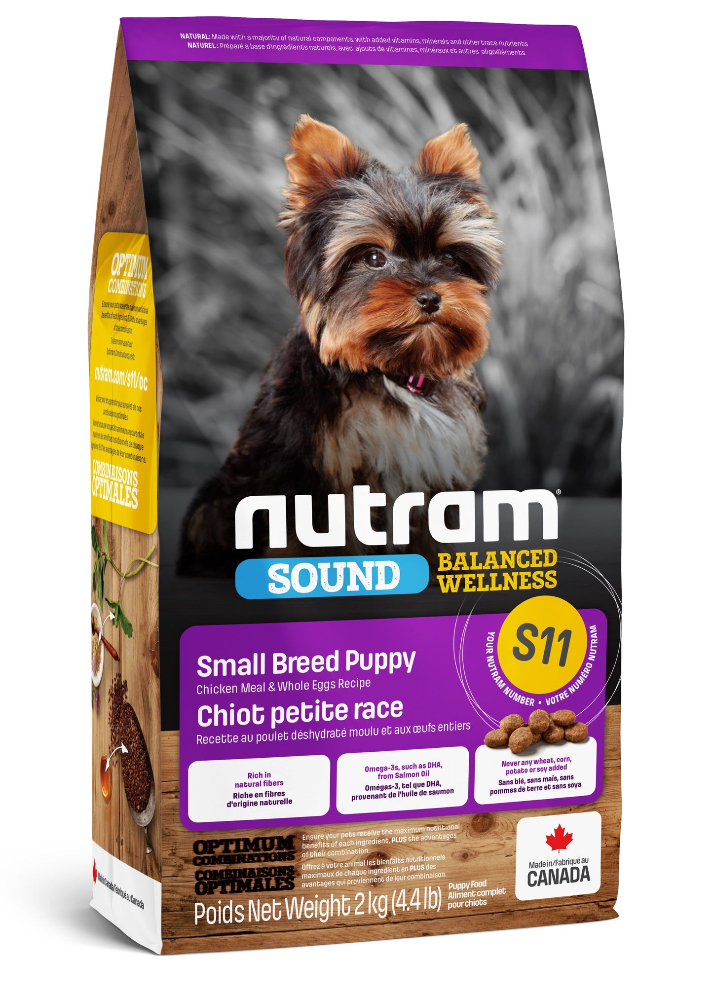 Nutram S11 Sound Balanced Wellness Small Breed Puppy Food – Chicken & Eggs Harmony Pet Supplies Scarborough