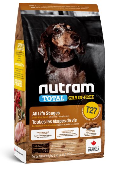 Nutram Dog Total Grain-Free T27 Small & Toy Breed Adult Dog Harmony Pet Supplies Scarborough