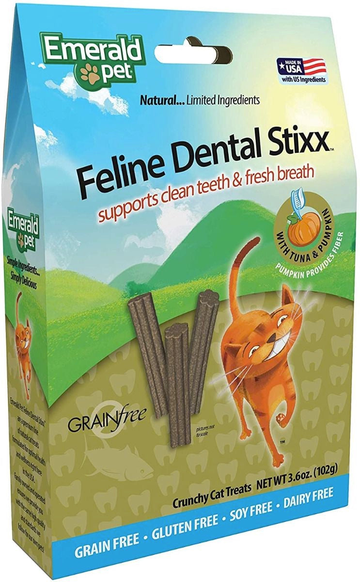 Emerald Pet - Feline Dental Stixx - Tuna Harmony Pet Supplies Scarborough