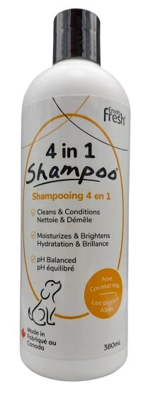 Enviro Fresh - 4 In 1 Shampoo Coconut Milk & Aloe - Dog Front