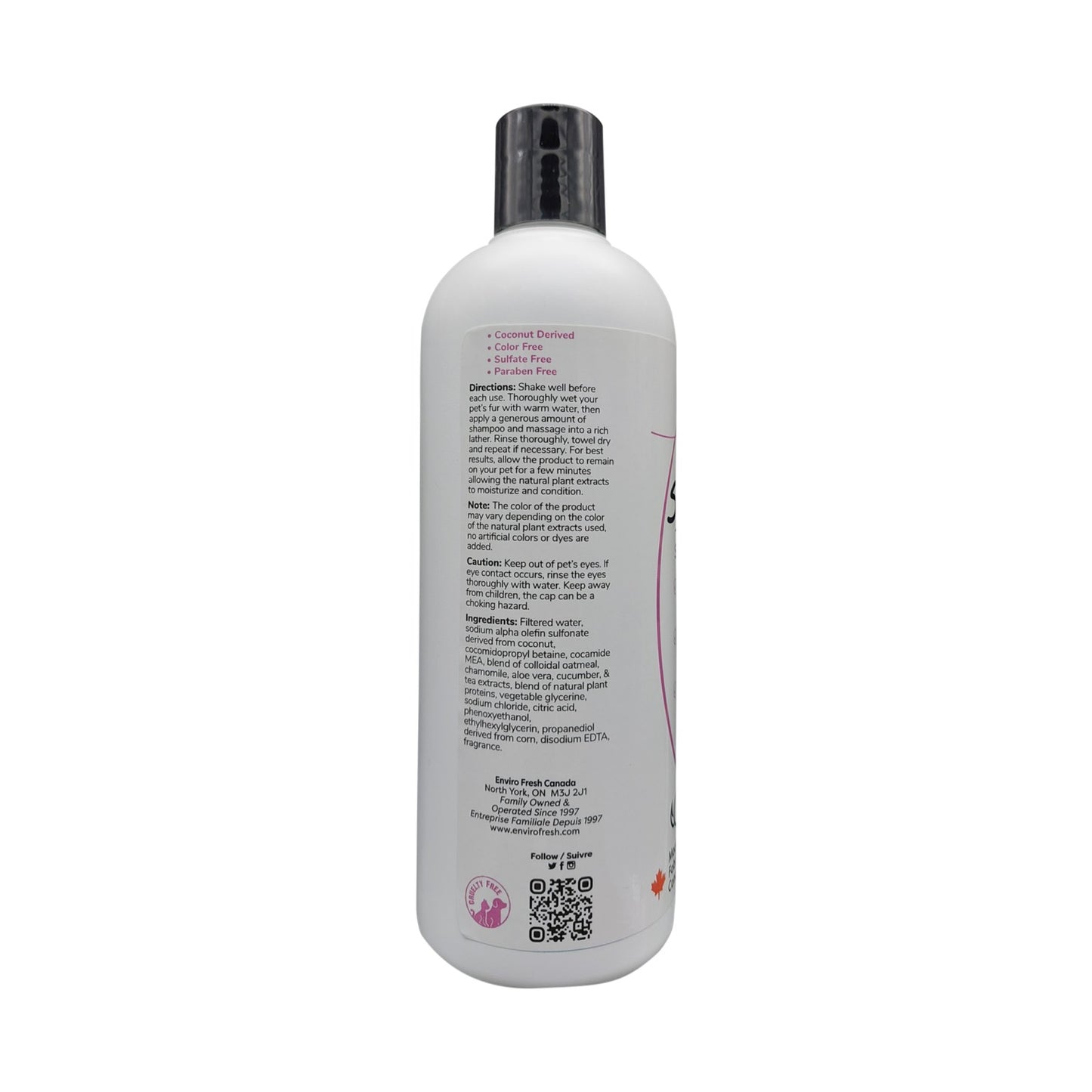 Enviro Fresh - 4 In 1 Shampoo Wild Berry & Aloe - Dog Back