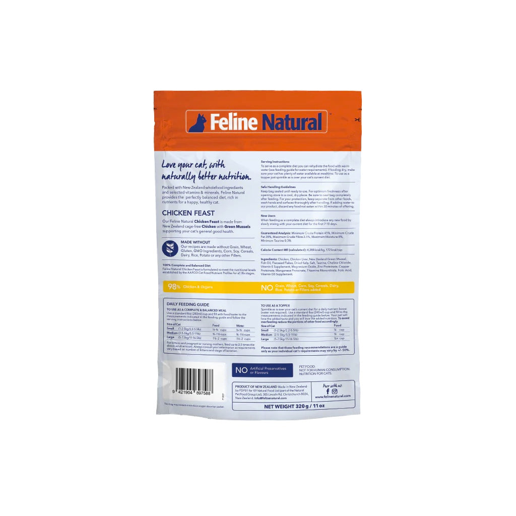 Feline Natural - Chicken Feast - Cat Food Harmony Pet Supplies Scarborough