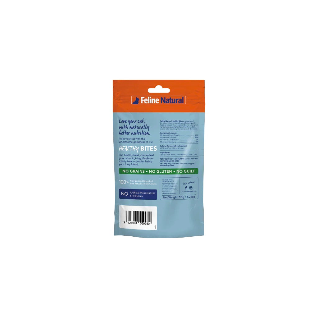 Feline Natural - Lamb Healthy Bites - Cat Treats Harmony Pet Supplies Scarborough