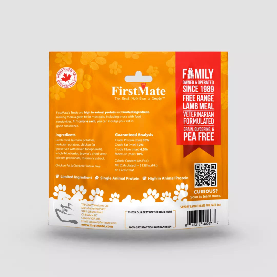 FirstMate - Savory Lamb Formula - Cat Treats Harmony Pet Supplies Scarborough