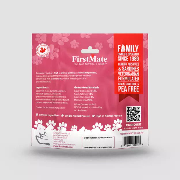 FirstMate - Tiny Fish Formula - Cat Treats Harmony Pet Supplies Scarborough