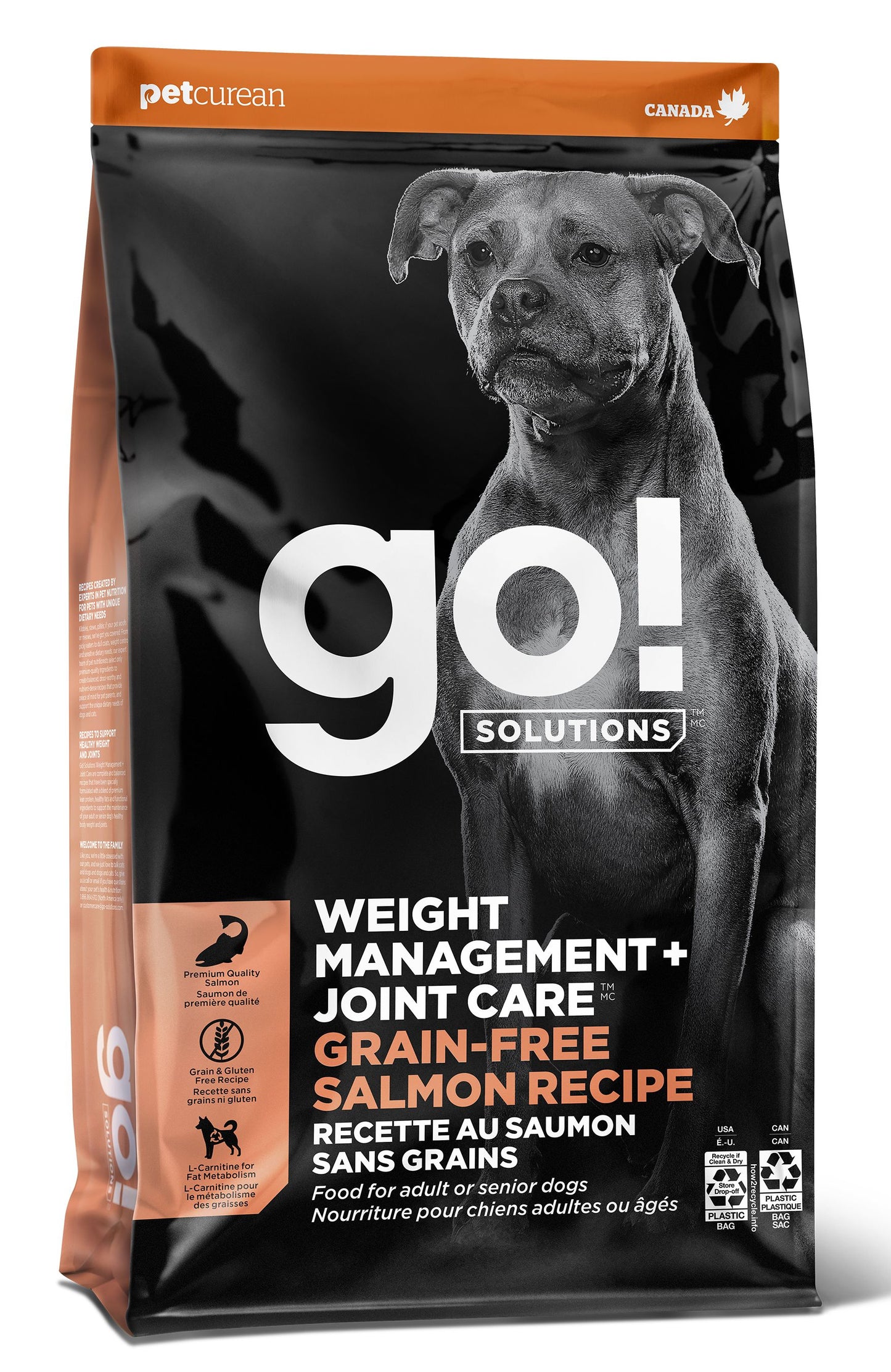 Go! Solutions Weight Management + Joint Care – Grain-Free Salmon Recipe (3.5lb) Harmony Pet Supplies Scarborough