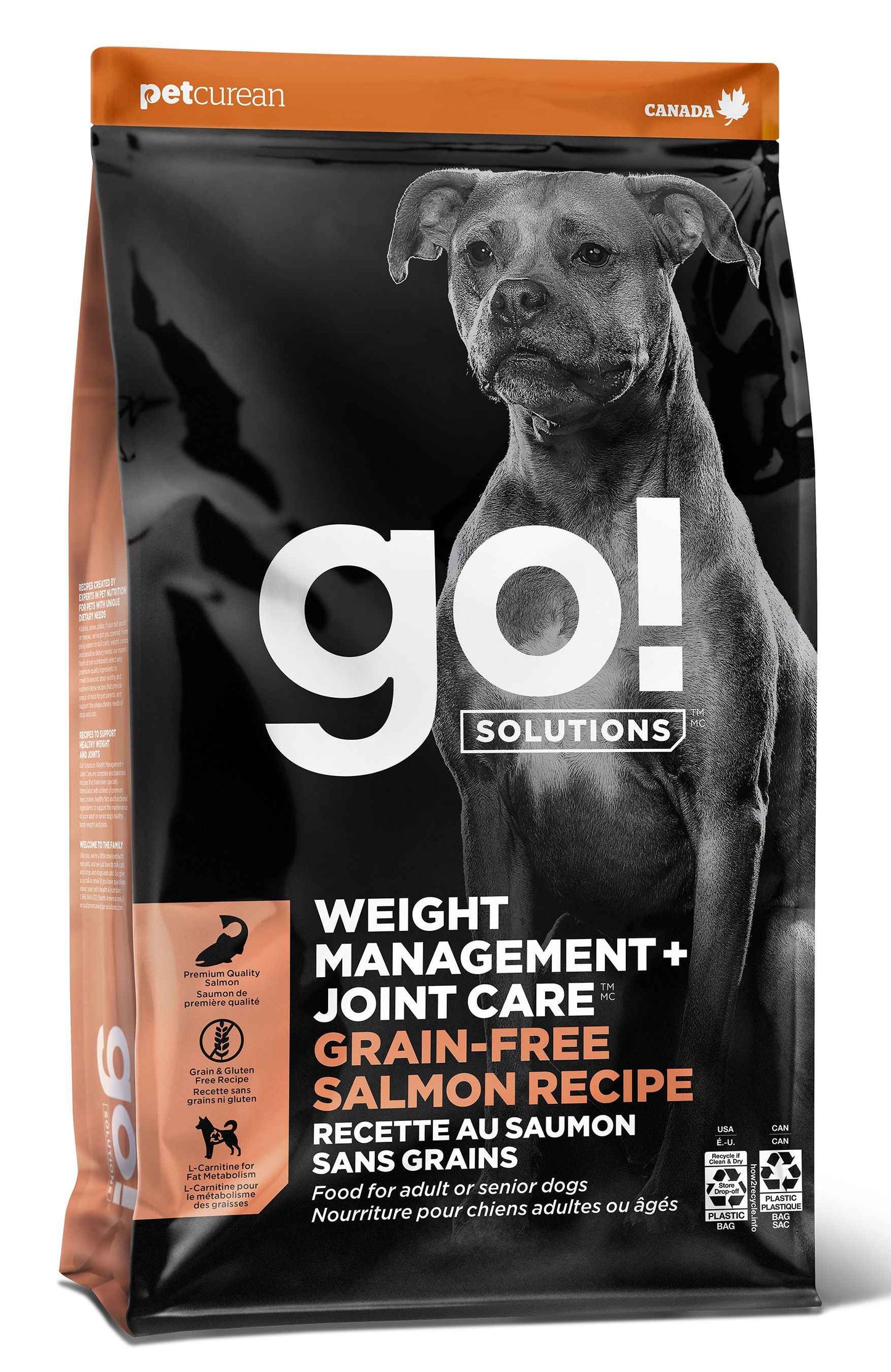 Go! Solutions Weight Management + Joint Care – Grain-Free Salmon Recipe (3.5lb & 22lb)