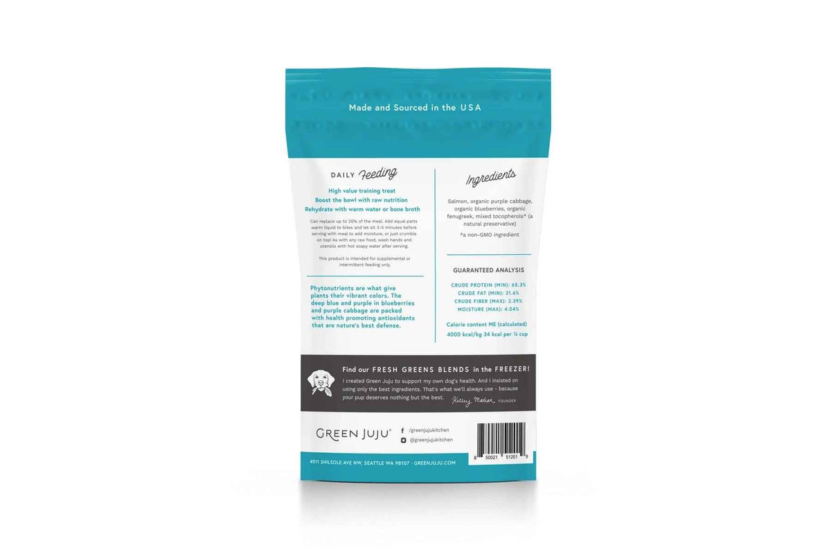 Green Juju - Freeze Dried Salmon Food Bites