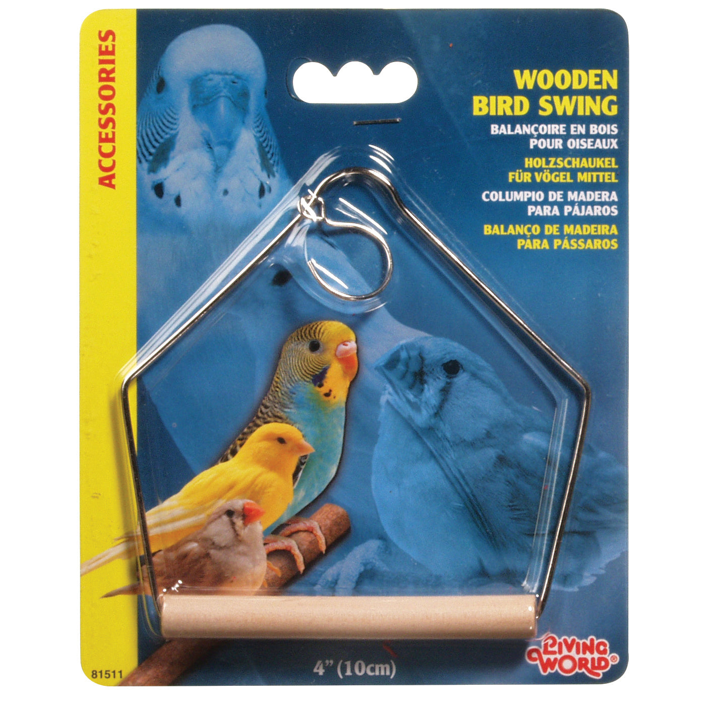 Living World Wooden Bird Swing Harmony Pet Supplies Scarborough