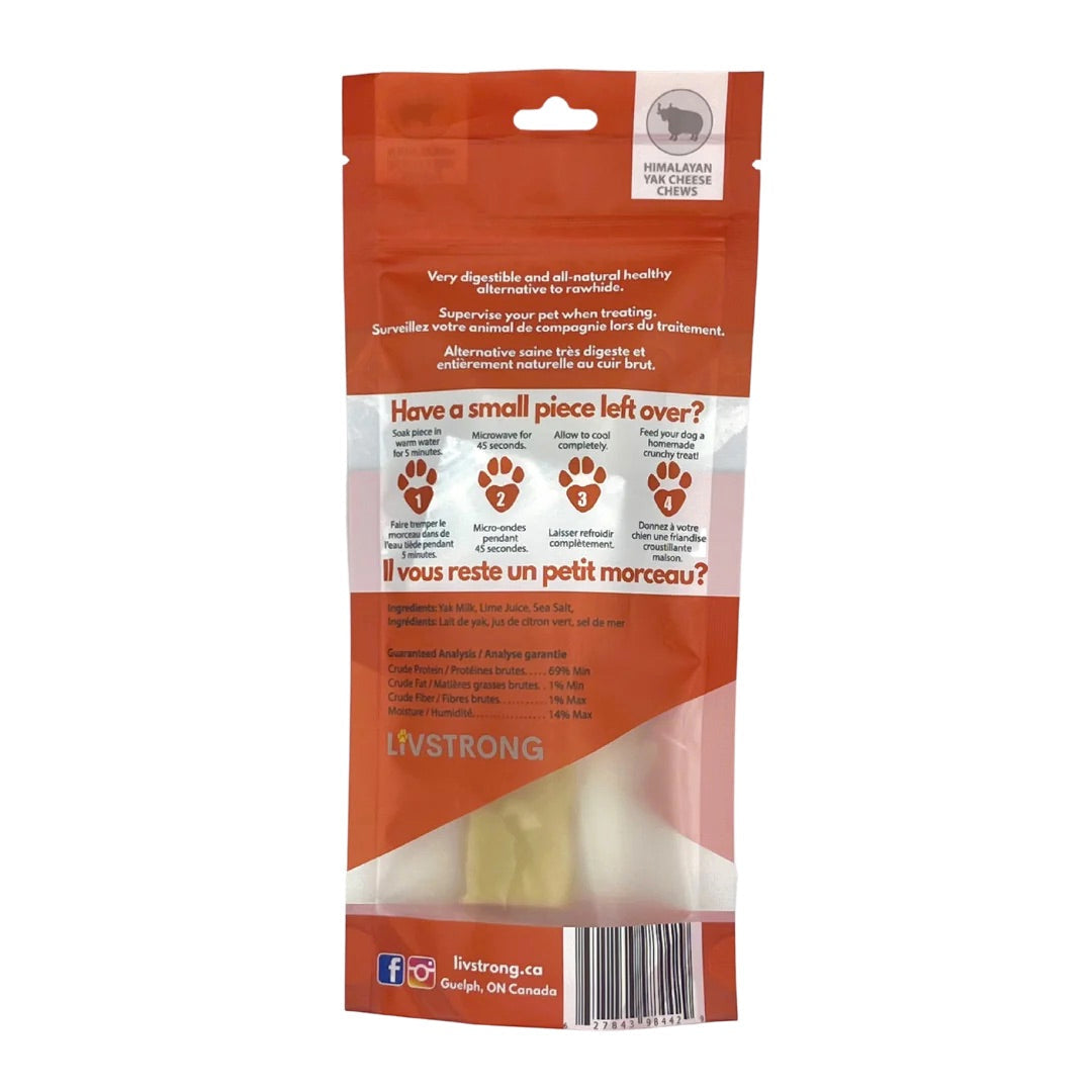 Himalayan Yak Chew - Livstrong - Medium Harmony Pet Supplies Scarborough