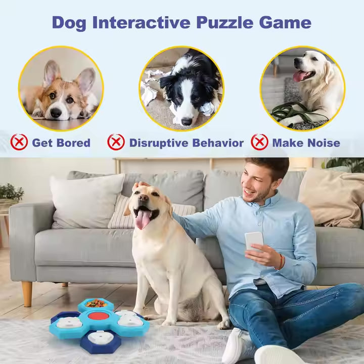 Dog Puzzle Toy – Honeycomb Interactive Feeder Harmony Pet Supplies Scarborough
