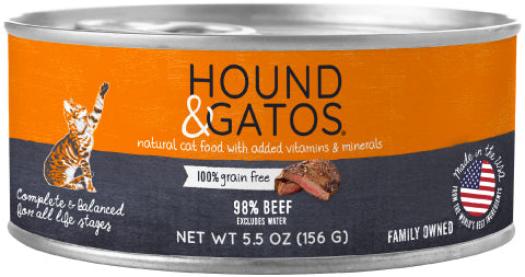 Hound & Gatos - Beef - Cat Food Harmony Pet Supplies Scarborough