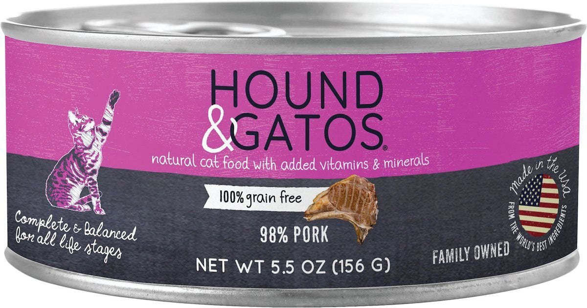 Hound & Gatos - Pork Recipe - Cat Food Harmony Pet Supplies Scarborough