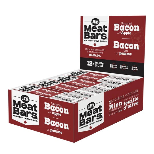 Jay's Meat Bar - Bacon & Apple - Dog Treat Harmony Pet Supplies Scarborough