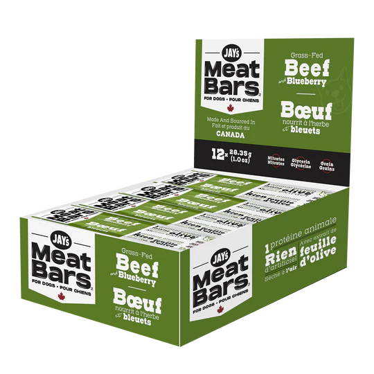 Jay's Meat Bar - Beef & Blueberry - Dog Treat